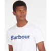 MTS0531WH51 barbour logo t shirt leuko 4