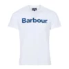 MTS0531WH51 barbour logo t shirt leuko 6