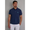 24GE.946 navy and green polo monoxromo custom fit md blue 1