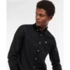 MSH4483BK11 Ανδρικό πουκάμισο Oxford tailored black 2