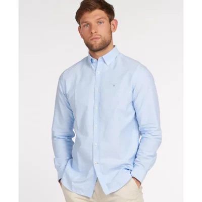 MSH4483BL32 Ανδρικό πουκάμισο Oxford tailored blue 2