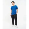 MTS0331 BL26 andriko t shirt barbour essential blue 6
