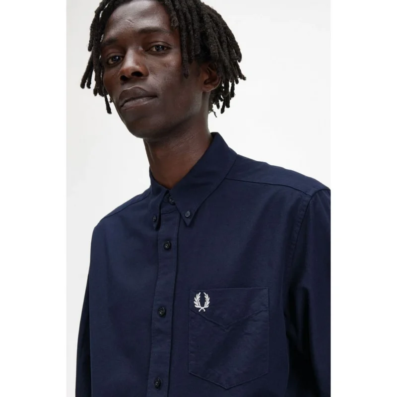 m5516 608 andriko poukamiso fred perry bd navy 4
