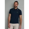 24GE.1114YL marine blue andriko polo navy and green young line contrast 4