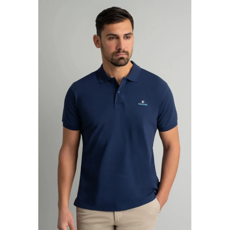 24GE.300.6 DK NIGHT BLUE andriko polo navy and green 4