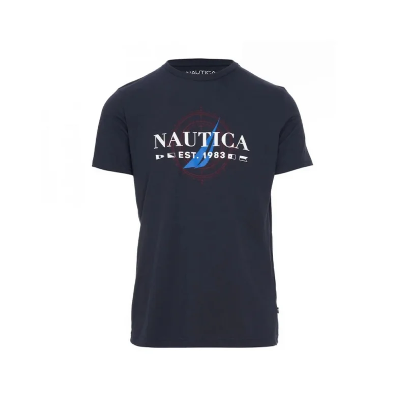 V35700 4NV andriko t shirt me stampa nautica navy 1