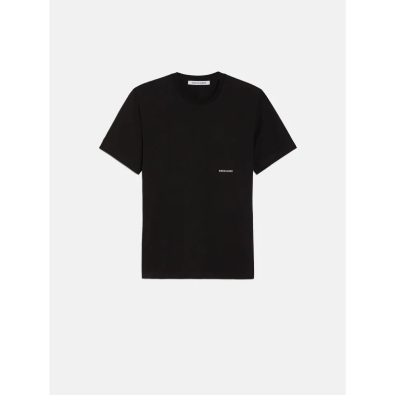 52T00722 1T005381 K299 andriko t shirt circular logo trussardi black (1)