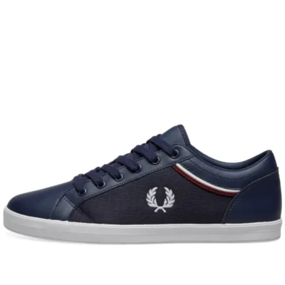 Fred Perry andriko papoutsi B5151 266 twin tipped collar meesh mple (2)