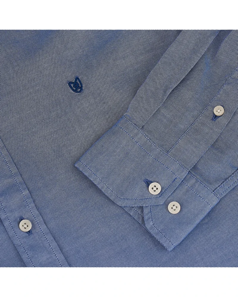 3AAP0571 B178BX ανδρικό πουκάμισο bostonians sax blue (3)