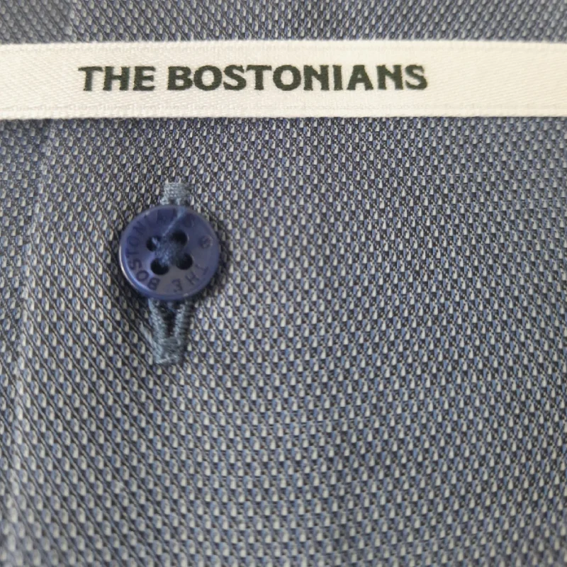3ANP2107 B525IN ανδρικό πουκάμισο the bostonians indigo blue (4)