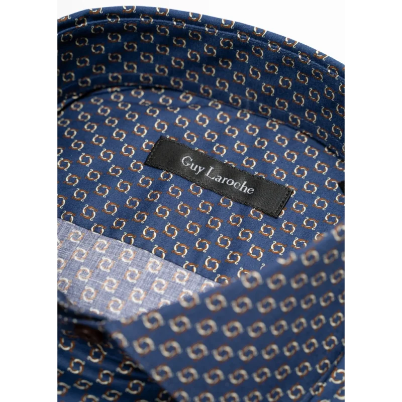 GL2328717CL 3 ανδρικό πουκάμισο σχεδιαστό guy laroche μπλε (3)