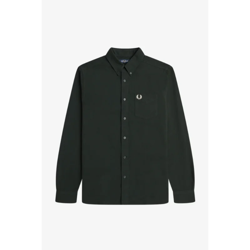 M5516 Q20 Night Green fred perry poukamiso oxford (7)