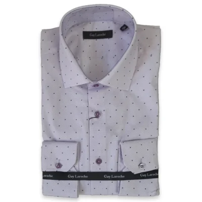 GLDS18724CL 2 ανδρικό πουκάμισο guy laroche σχεδιαστό comfort lilac (1)