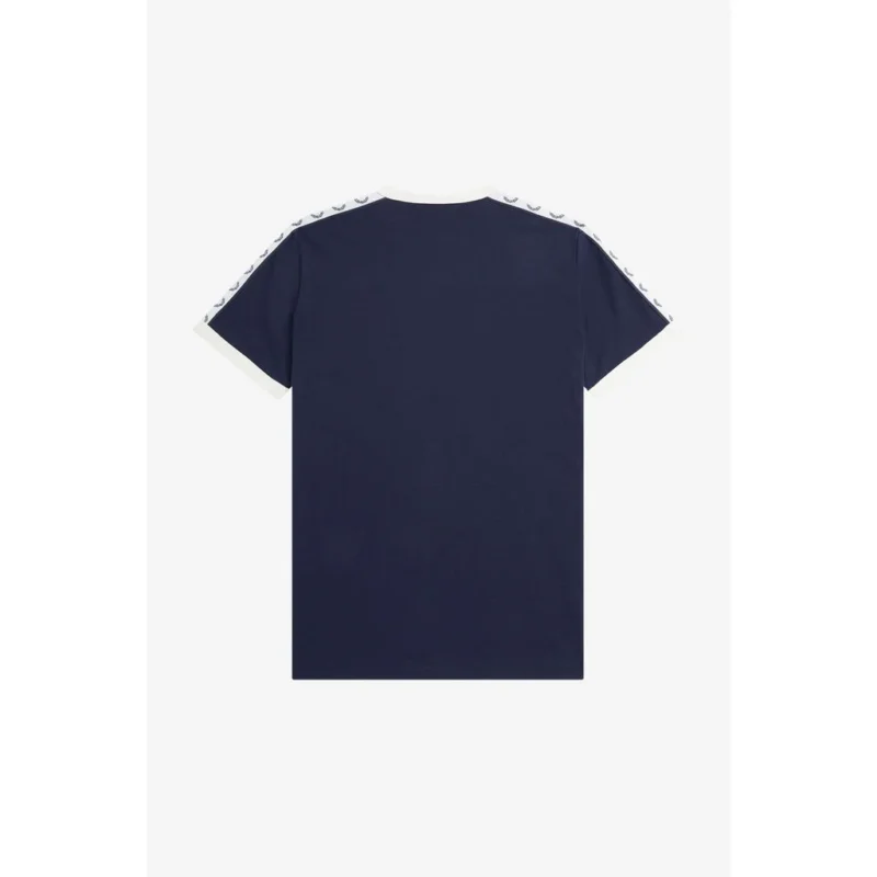M4620 266 ανδρικό t shirt Fred Perry taped shirt navy (2)