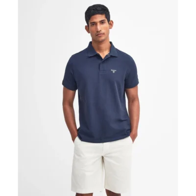 MML1367 NY91 andriko sports polo barbour βαμβακερό regular fit navy (4)